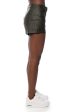 AMY FAUX LEATHER CARGO SHORTS Sale