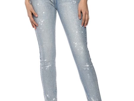 ALL OVER BLING JEANS Online Hot Sale