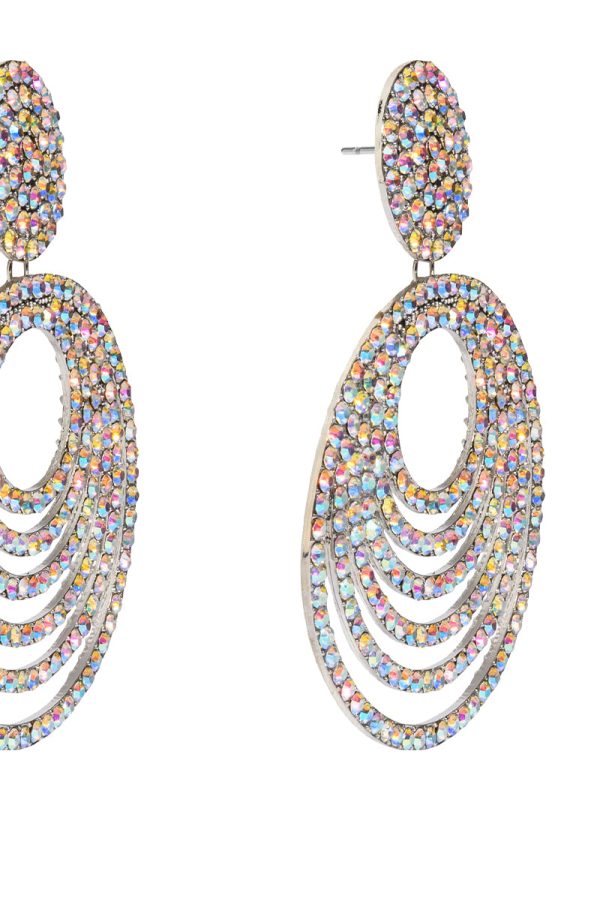 THE MOMENT BLING CIRCLE EARRINGS Hot on Sale