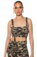 TAYLOR CAMO BRALETTE Sale