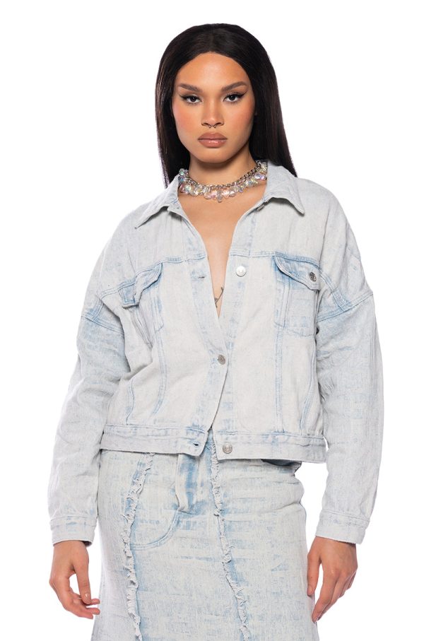 ULTRA BLEACH WASH DENIM JACKET Online Hot Sale