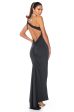 TAMMY BACKLESS RUCHED MAXI DRESS Online now