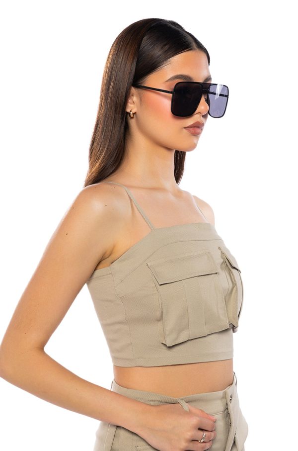 PENNIE CARGO CROP TOP Online now