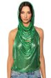 SUNNA METAL CHAIN TOP WITH A HOOD Online