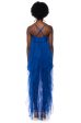 TOP TIER RUFFLE MAXI DRESS ROYAL BLUE Hot on Sale