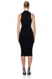 VERONICA SLINKY RUCHED MIDI DRESS For Discount