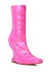 AZALEA WANG GIULETTE FUCHSIA INVERSE HEEL BOOTIE IN FUCHSIA Online