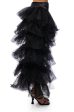 THE AWARD SHOW TULLE HIGH LOW SKIRT IN BLACK Discount