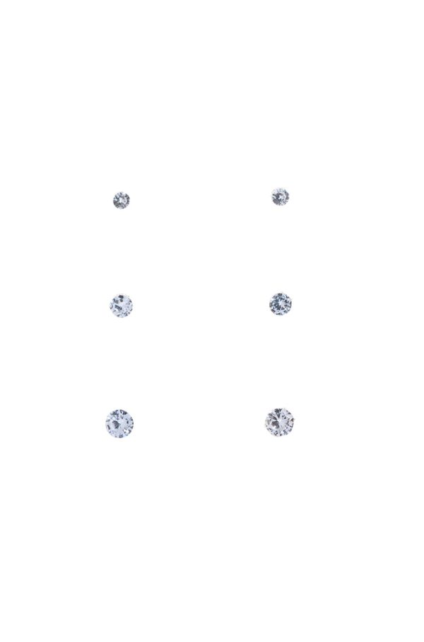 3 PACK CIRCLE STUDS Hot on Sale