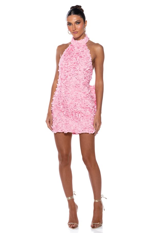 TREAT ME WELL TEXTURED MINI DRESS Sale