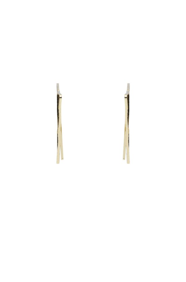 TRY ME FRONT BACK TRIANGLE EARRING IN GOLD Online