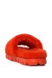 UGG COZETTA FUR SLIPPERS IN RED on Sale