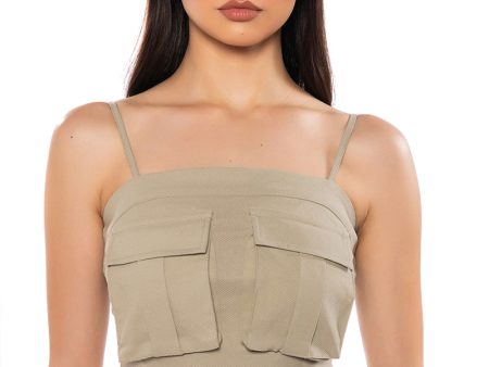 PENNIE CARGO CROP TOP Online now