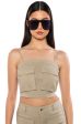 PENNIE CARGO CROP TOP Online now