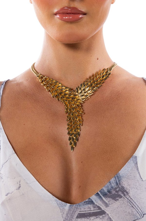 THINK TWICE EMBELLISHED NECKLACE Online Sale