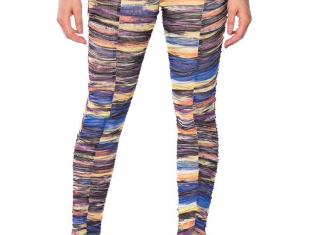 SUNSET DREAMING RUCHED MESH LEGGING on Sale