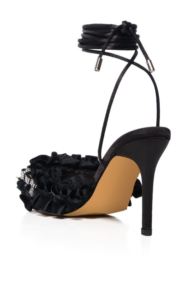 AMOUR BOW PUMP IN BLACK Discount