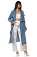 TOOK A WALK ON BLOOME DENIM TRENCH Online Hot Sale