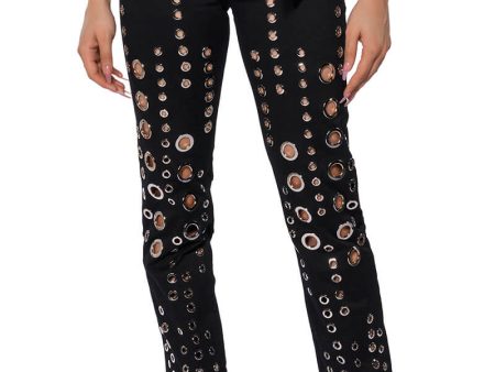 TOO MUCH FOR YOU HARDWARE DETAILED PANTS For Discount