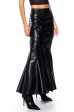 TAKE SOME TIME MERMAID FAUX LEATHER MAXI SKIRT Online Sale