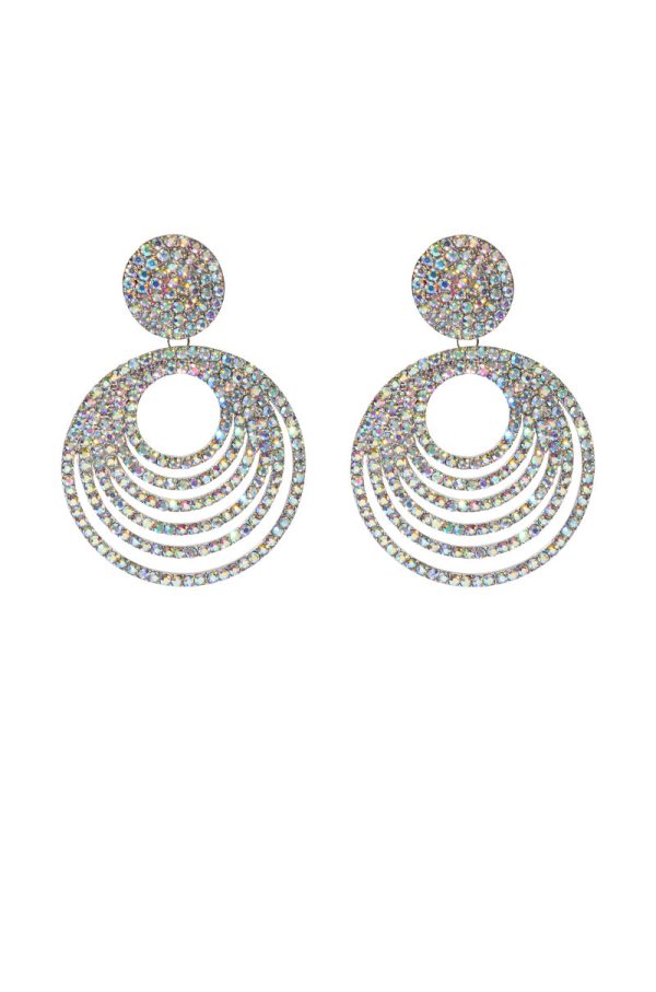 THE MOMENT BLING CIRCLE EARRINGS Hot on Sale