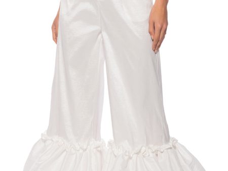 VERONA RUFFLE HEM TROUSER For Sale