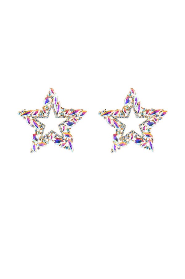 THE STAR POWER EARRING IN GOLD For Sale