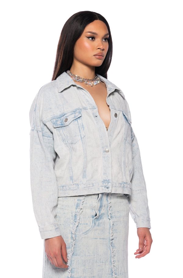 ULTRA BLEACH WASH DENIM JACKET Online Hot Sale