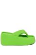 VERONICA BASIC FLATFORM FLIP FLOP SANDAL IN LIME Sale