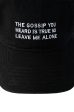 THE GOSSIP YOU HEARD EMBROIDERED CAP Hot on Sale