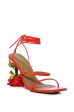 THRONE RED ROSE HEEL SANDAL For Sale