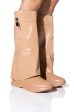 TRIPLE SEC FOLD OVER FLAT BOOT IN NUDE Sale