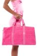 TERRY PINK WEEKEND BAG For Discount