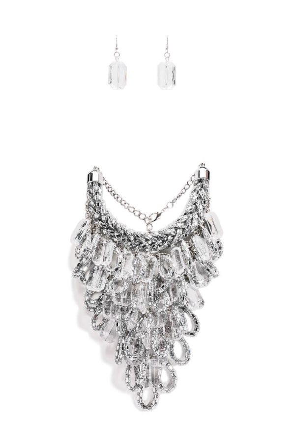 TOO ICY STATEMENT NECKLACE Sale