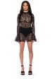 WAITING ON YOU SHEER MINI DRESS Fashion