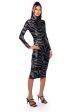 WILD NIGHTS EVERY NIGHT PRINTED MIDI DRESS Online Sale