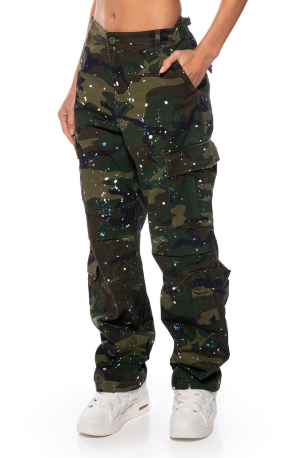 TRY ME PAINTED WIDE LEG CARGO Online