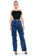 TOO COOL CARGO HIGH WAISTED JEANS Online