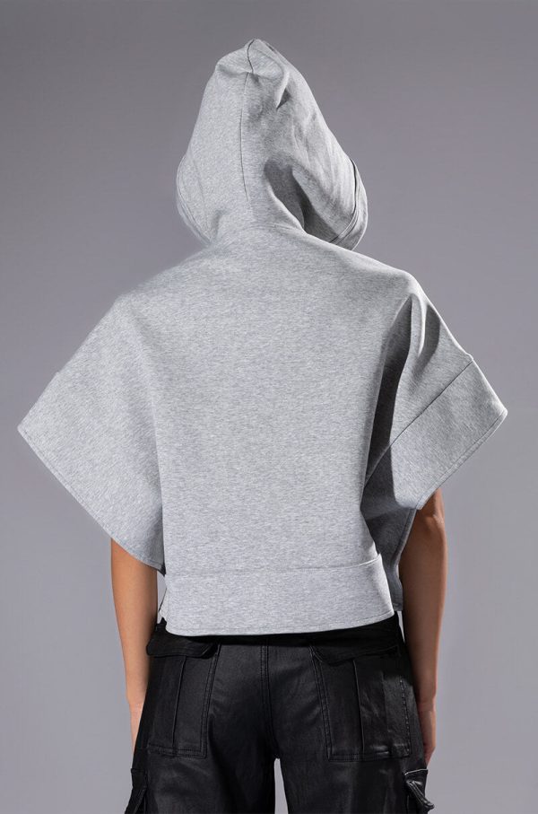 THE ONE CROPPED DOLMAN SLEEVE HOODIE Online