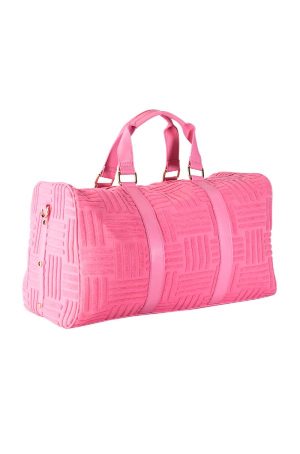 TERRY PINK WEEKEND BAG For Discount