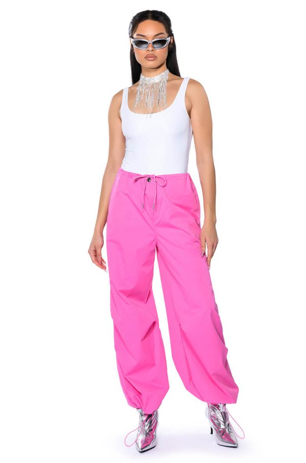 TIME TO RELAX WIDE LEG DRAWSTRING PANTS Fashion