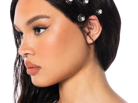 ALL OR NOTHIN RHINESTONE SPIRAL HAIR GEMS Fashion