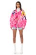 TENTENDO NYLON BOMBER WITH SEQUIN FLOWERS Online Sale