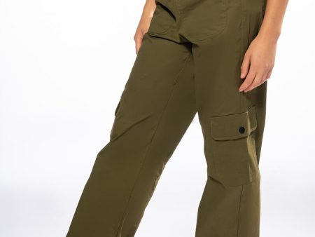 ALL I WANT DETAILED WAIST STRAIGHT CARGO PANT For Sale