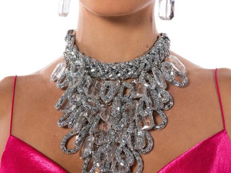 TOO ICY STATEMENT NECKLACE Sale