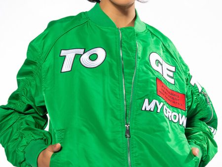 TOGETHER VARSITY RACING BOMBER Discount