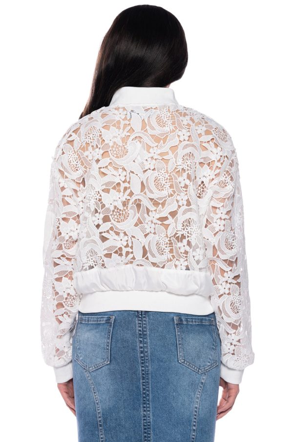 AND JUST LIKE THAT LACE BOMBER Fashion