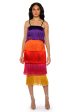 WHEN IN EUROPE TASSEL TIERED MAXI DRESS Hot on Sale