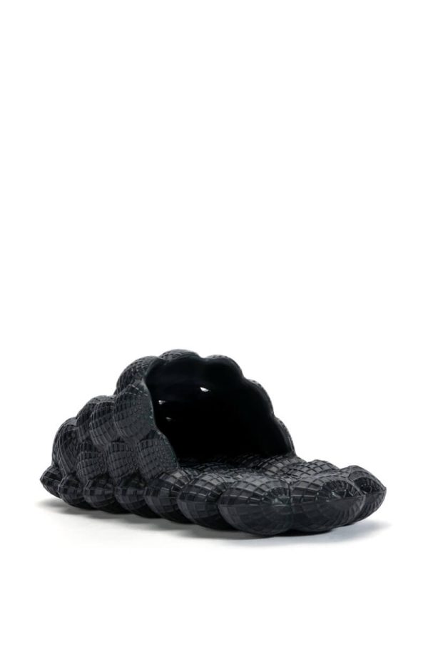 VALENCIA BLACK BUBBLE SLIDE For Discount