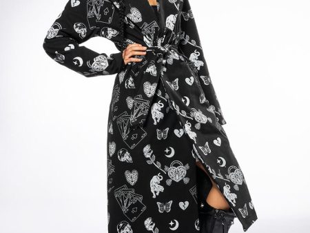 TATTOO LOVER TRENCH COAT Online now